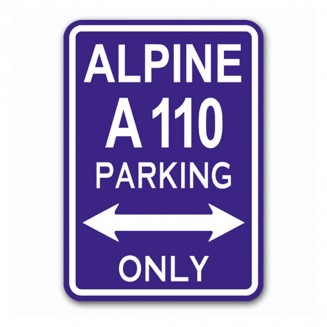 Alpine A110 - Parking Only